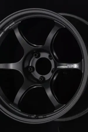 Warranty Included Advan Racing RG-D2 5x114.3 18x9.5 +22 SEMI GLOSS BLACK