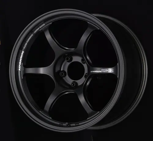 Warranty Included Advan Racing RG-D2 5x114.3 18x9.5 +22 SEMI GLOSS BLACK
