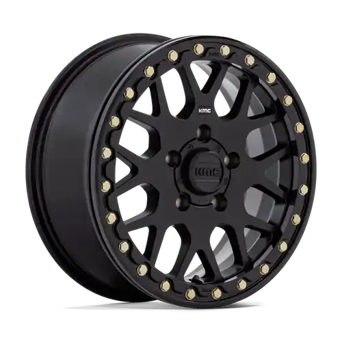 Cheap KMC Powersports KS235 GRENADE BEADLOCK 5X114.3 15X6 +38 SATIN BLACK