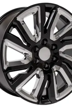 OE Wheels CV39 6x139.7 22x9+28 Black Affordable