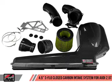 Trending AWE Tuning Audi RS3 / TT RS S-FLO Closed Carbon Fiber Intake - 2660-15050
