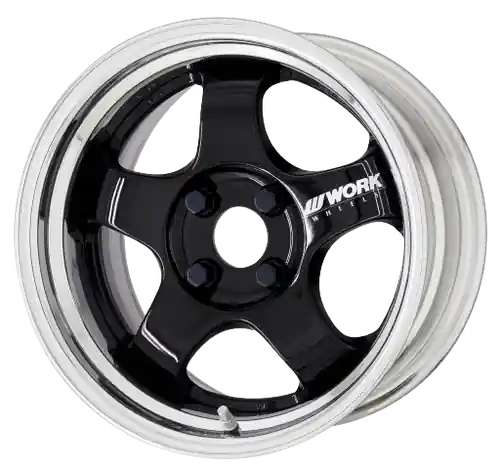 Work Meister S1 2P 5x120 15x6.5+22 A Disk Black Direct From Manufacturer