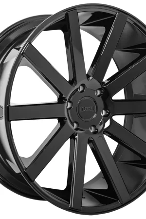 24" Dub Wheels Shot Calla S219 Gloss Black Rims Warranty Included