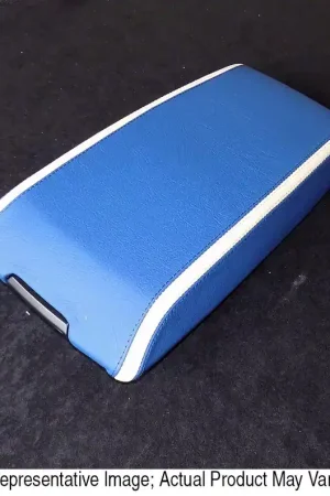 Deal Type 1 Armrest Cover; Black Alcantara with Red Stitching