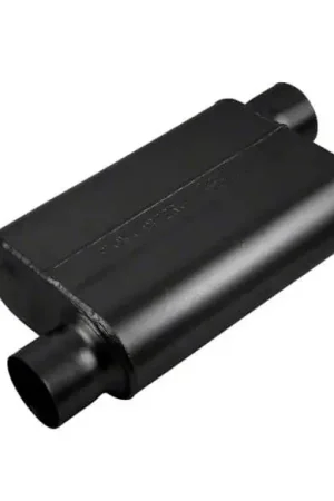 Flowmaster 40 Series Delta Flow Center/Offset Oval Muffler; 3-Inch Inlet/3-Inch Outlet Deal