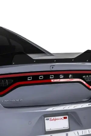 VZ1 Wicker Bill for 3-Piece Rear Spoiler; Satin Black Ice Vinyl Buy Today