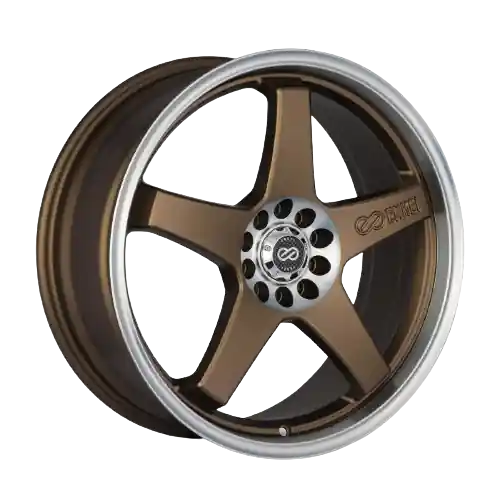 Popular Enkei EV5 5x100/114.3 17x7+45 Matte Bronze w/ Machined LIp