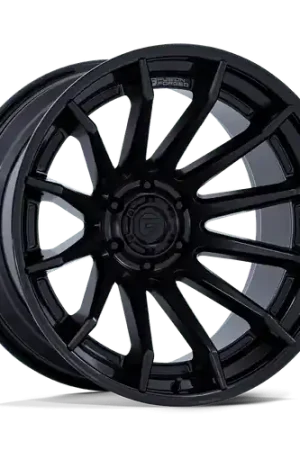 Premium Fuel 1PC FC403 BURN 5X127 20x10 -18 MATTE BLACK WITH GLOSS BLACK LIP