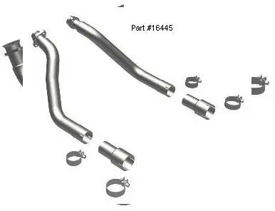 Genuine Ford Mustang Magnaflow Manifold Front Pipes - 16445