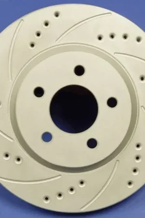 Super Sale Chevrolet Avalanche SP Performance Cross Drilled and Slotted Vented Rear Rotors - F55-133