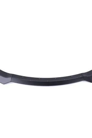 Latest V5R Style Front Bumper Lip; Matte Black