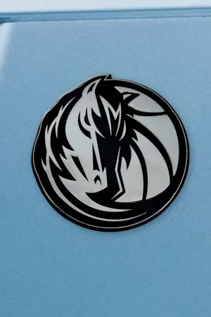 Dallas Mavericks Emblem; Chrome Trusted Brand