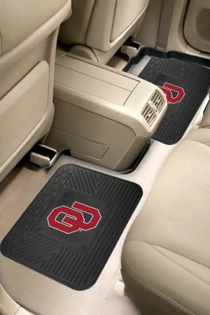 Molded Rear Floor Mats with University of Oklahoma Logo Luxury