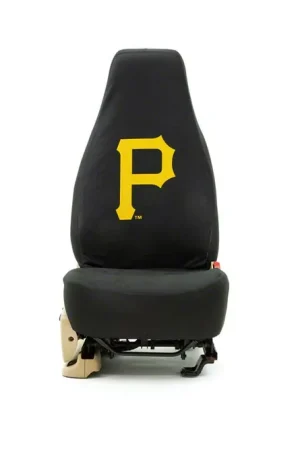 Coverking Universal Ultisuede Seat Cover with Pittsburgh Pirates Logo Seasonal Sale
