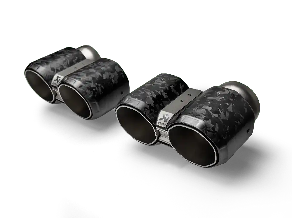 Akrapovic BMW M2 Coupe (G87) Tail Pipe Set - Chopped Carbon — PMD Premier Motoring Development Direct From Manufacturer