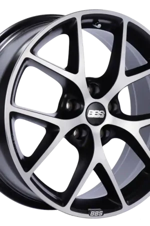 BBS SR 18x8 5x112 ET35 Satin Black Diamond Cut Face Wheel -82mm PFS/Cl — PMD Premier Motoring Development Money Back Guarantee