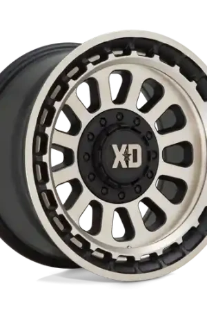 Secure Checkout XD XD856 OMEGA 8X165.1 20X10 -18 SATIN BLACK WITH BRONZE TINT