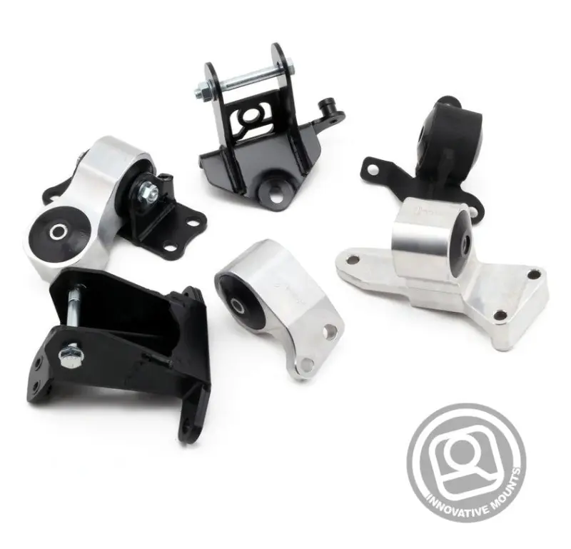 Innovative 06-11 Honda Civic Si K-Series Black Billet Aluminum Mounts— PMD Premier Motoring Development High Quality