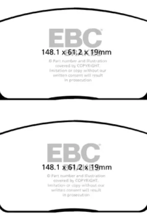Crafted EBC 13+ Buick Encore 1.4 Turbo Ultimax2 Front Brake Pads — PMD Premier Motoring Development
