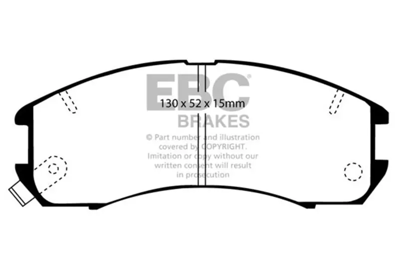 EBC 89-92 Ford Probe 2.2 Ultimax2 Front Brake Pads — PMD Premier Motoring Development In Demand