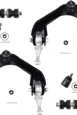 6pc Front Upper Control Arms Sway Bar Links Lower Ball Joints Suspension Kit Price Drop