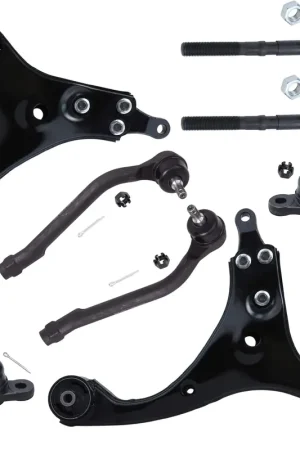 Bargain 8pc Front Lower Control Arms Ball Joints Tie Rods Suspension Kit