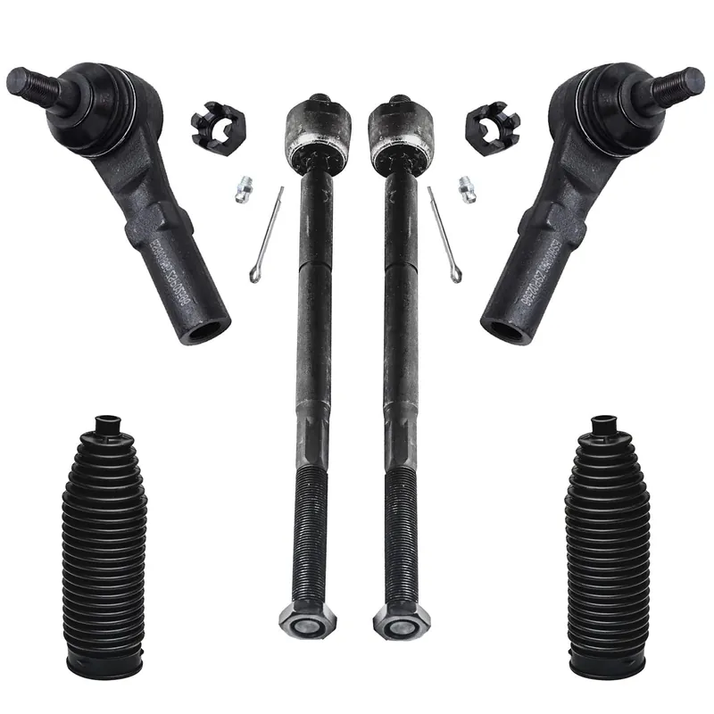 6pc Front Inner Outer Tie Rods Suspension Kit Money Back Guarantee