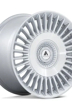Asanti Tiara Gloss Silver with Bright Machined Face Wheel; 22x9; 15mm Offset Time-Limited