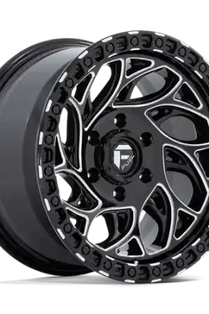 Modern Fuel 1PC D840 RUNNER OR 5X139.7 20X9 +1 GLOSS BLACK MILLED