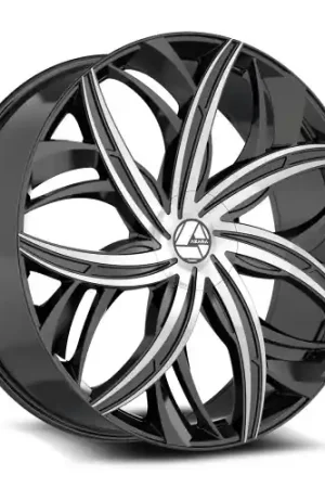 Certified Azara AZA-541 6x135/6x139.7 22x9.5 +22 Gloss Black & Machined