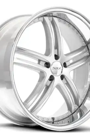 Big Sale XIX Wheels XIX 15 5x114.3 20x8.5 +40 Silver Machined with Stainless Steel Lip