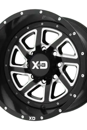 XD XD833 RECOIL 8X165.1 20X9 +18 SATIN BLACK MILLED WITH REVERSIBLE RING Free Delivery