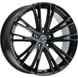 Platinum 458BK Prophecy 5X110 18x8 +35 Gloss Black with Clear-Coat Worldwide Shipping