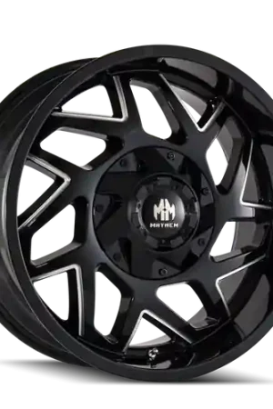 Mayhem Hatchet 8106 8x180 20x10-19 Black W/Milled Spokes Price Cut