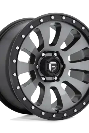 Best Choice Fuel 1PC D648 TACTIC 6X139.7 18X9 +1 MATTE GUN METAL BLACK BEAD RING