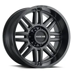 Raceline 948B Split 8X170 16x8 -6 Satin Black Professional Grade