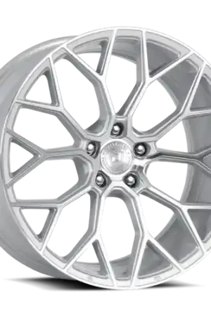 DOLCE PERFORMANCE PISTA 5x112 20x10 +40 Gloss Silver Machined Face Budget