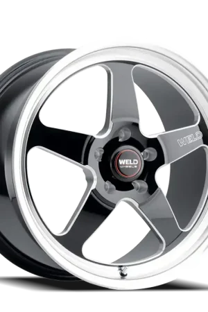 Bulk Order Weld Street Performance Ventura Drag Wheel 17x11 5x120.65 Gloss Black Milled w/ Diamond Lip 43mm - FREE T-SHIRT INCLUDED!
