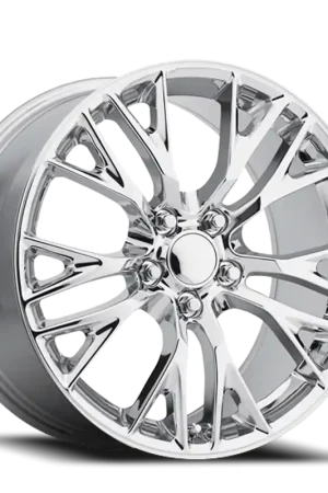 Factory Reproductions Fr 22 - C7 Zo6 Corvette Replica Wheels Wheel 19x8.5 5x120.65 Chrome 56mm - FREE T-SHIRT INCLUDED! Exclusive