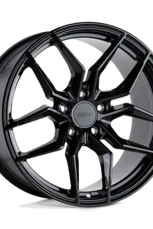 Discount TSW SILVANO 5X114.3 20X10 +25 GLOSS BLACK