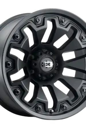 New Release Vision Off-Road 362 Armor 8x170 20x9+12 Satin Black with Black Bolt Inserts