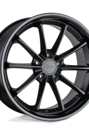 TSW SWEEP 5X112 20X8.5 +32 MATTE BLACK W/ GLOSS BLACK LIP Money Back Guarantee