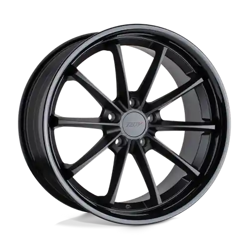 TSW SWEEP 5X112 20X8.5 +32 MATTE BLACK W/ GLOSS BLACK LIP Money Back Guarantee
