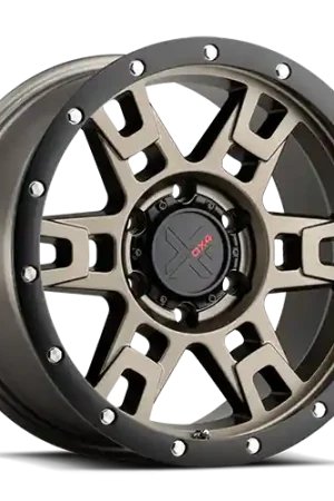 Dx4 Terrain Wheel 16x8 6x114.3 Matte Bronze w/ Black Ring 0mm Free Delivery