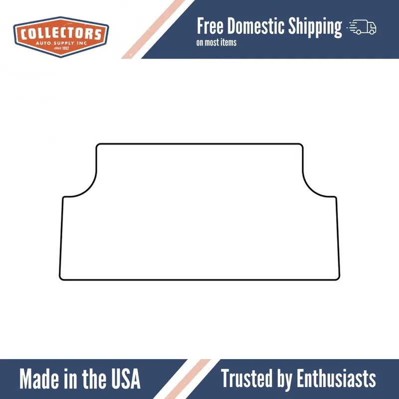 Trunk Floor Mat Cover for 73-75 Oldsmobile Rubber High Definition Rubber Smooth Secure Checkout