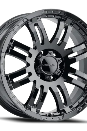 Vision Warrior 375 Wheel 18x8.5 6x139.7 Gloss Black 18mm Mega Sale