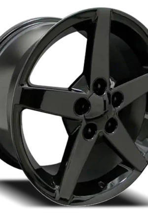 Bargain Oe Cv06A Wheel 18x9.5 5x120.65 Gloss Black 58mm - FREE T-SHIRT INCLUDED!