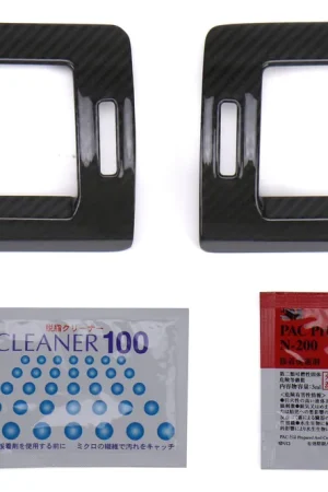 OLM LE Dry Carbon Fiber AC Trim Covers by Axis-Parts Japan - 2015-2021 Subaru WRX / STI / 2014-2018 Forester / 2013-2017 Crosstrek Markdown