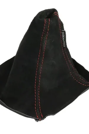 DarkMatterX Shift Boot - Black / Suede / Red Stitching - 2004 Subaru WRX / Impreza Trusted Brand