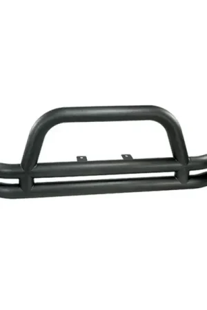 Affordable Rugged Ridge 3-In Dbl Tube Front Bumper Black 76-06 CJ &Jeep Wrangler